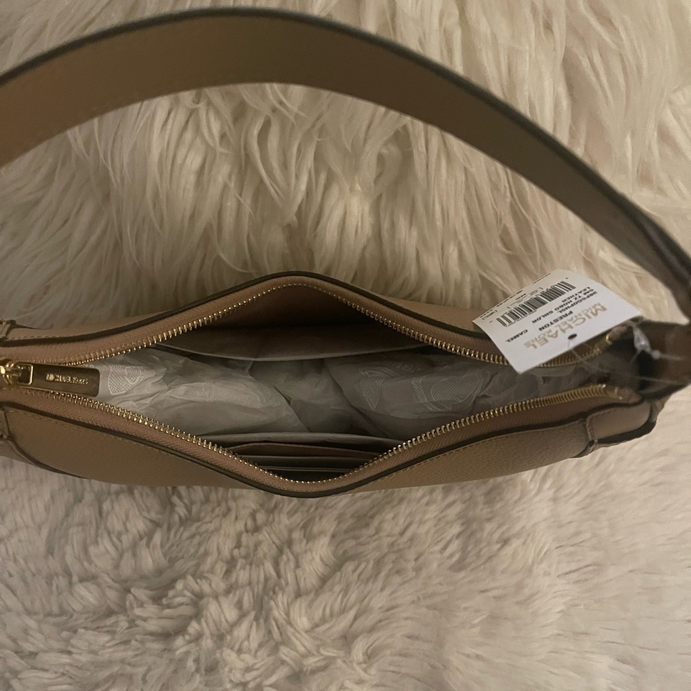 Michael Kors Beige Leather Hobo Bag - Picture 4 of 4
